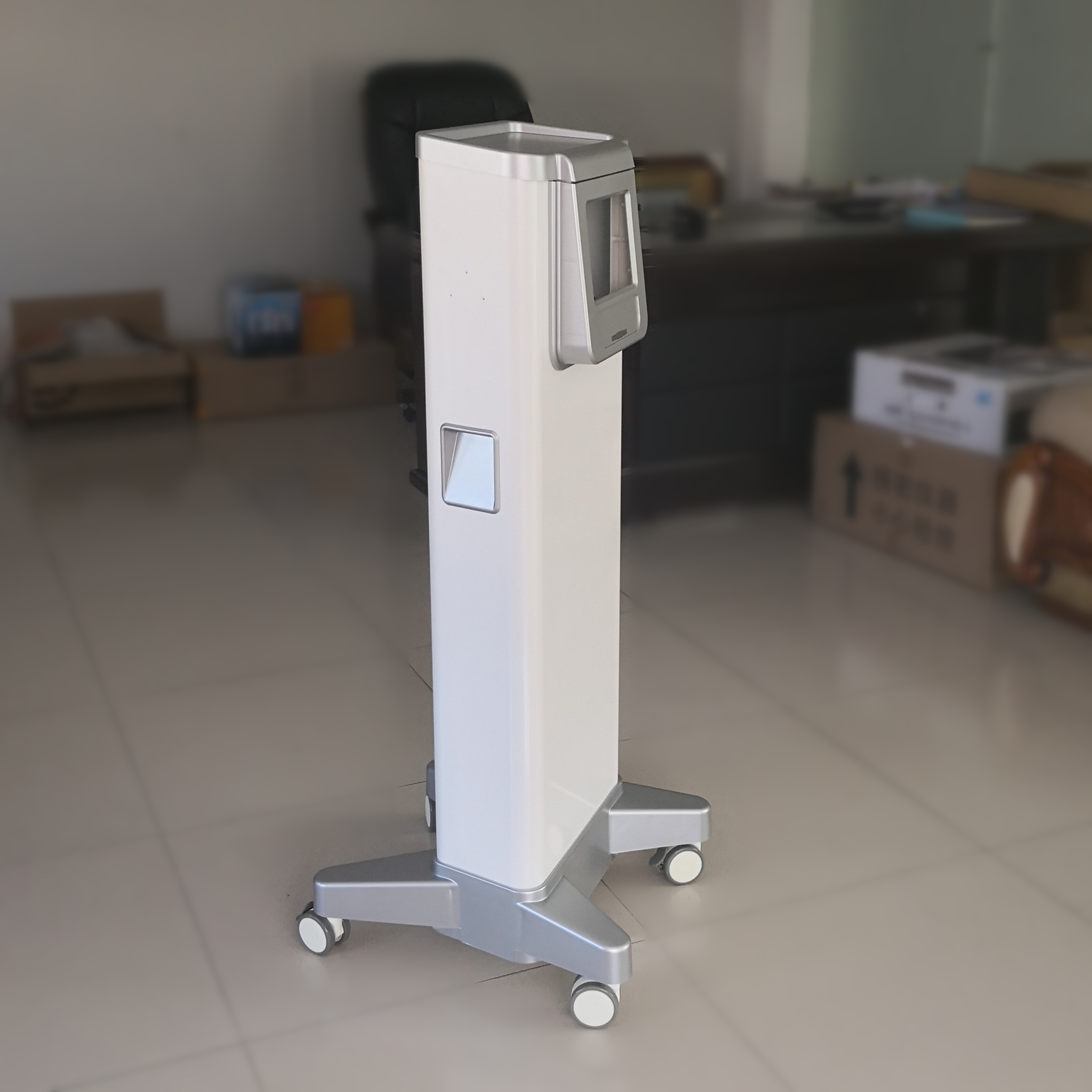 医疗养生美容仪器立式机柜塑料箱五金壳体外壳机壳壳机箱外箱箱体